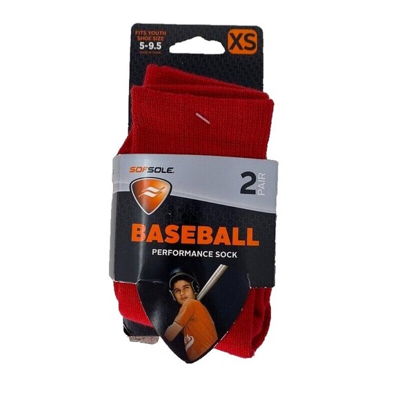 Sof Sole Baseball‎ Youth Team Multicolor Socks 8 Pairs Size 5-9.5 XS MSRP $60 - Picture 4 of 6
